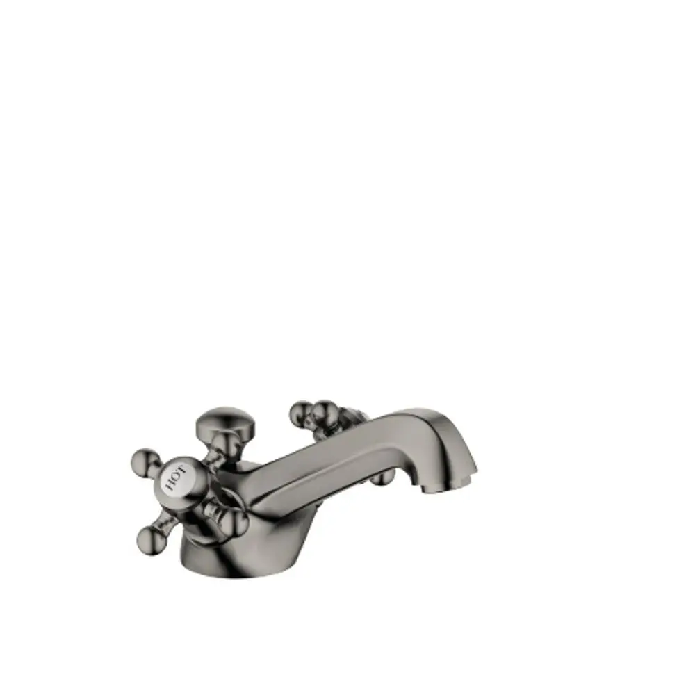 Dornbracht-MADISON-Waschtisch-Einlochbatterie-mit Ablaufgarnitur-Ausladung 130mm-Dark Platinum gebürstet, 22500360-99 Galeriebild 1